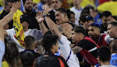 Sanciones que sufrirían Colombia y Uruguay por pelea en la semifinal de Copa América