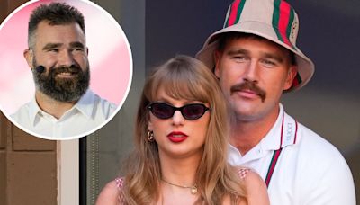 Travis Kelce, Taylor Swift React to Jason Kelce Mentioning His "T-ts"