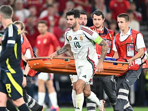 La acusación del capitán de Hungría tras el accionar del servicio médico de la Eurocopa con el jugador que sufrió un duro choque