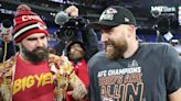 Travis Kelce Feeds Brother Jason Cereal Like a Baby in New Clip