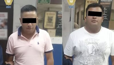 Detención de presuntos montachoques en Álvaro Obregón