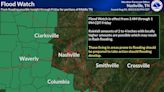 NWS issues flood watch for western Middle Tennessee with possible thunderstorms