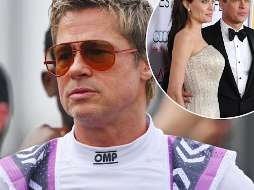 Brad Pitt looks pensive at Formula One amid drama with Angelina Jolie