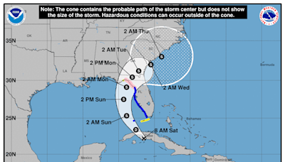 Wave expected to grow into Tropical Storm Debby today, dump several inches of rain