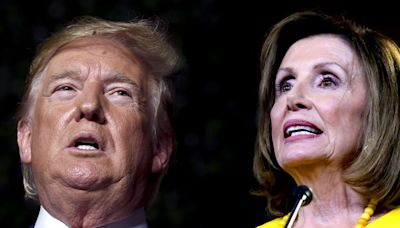 Trump cracks joke about attack on Nancy Pelosi's husband in speech to police