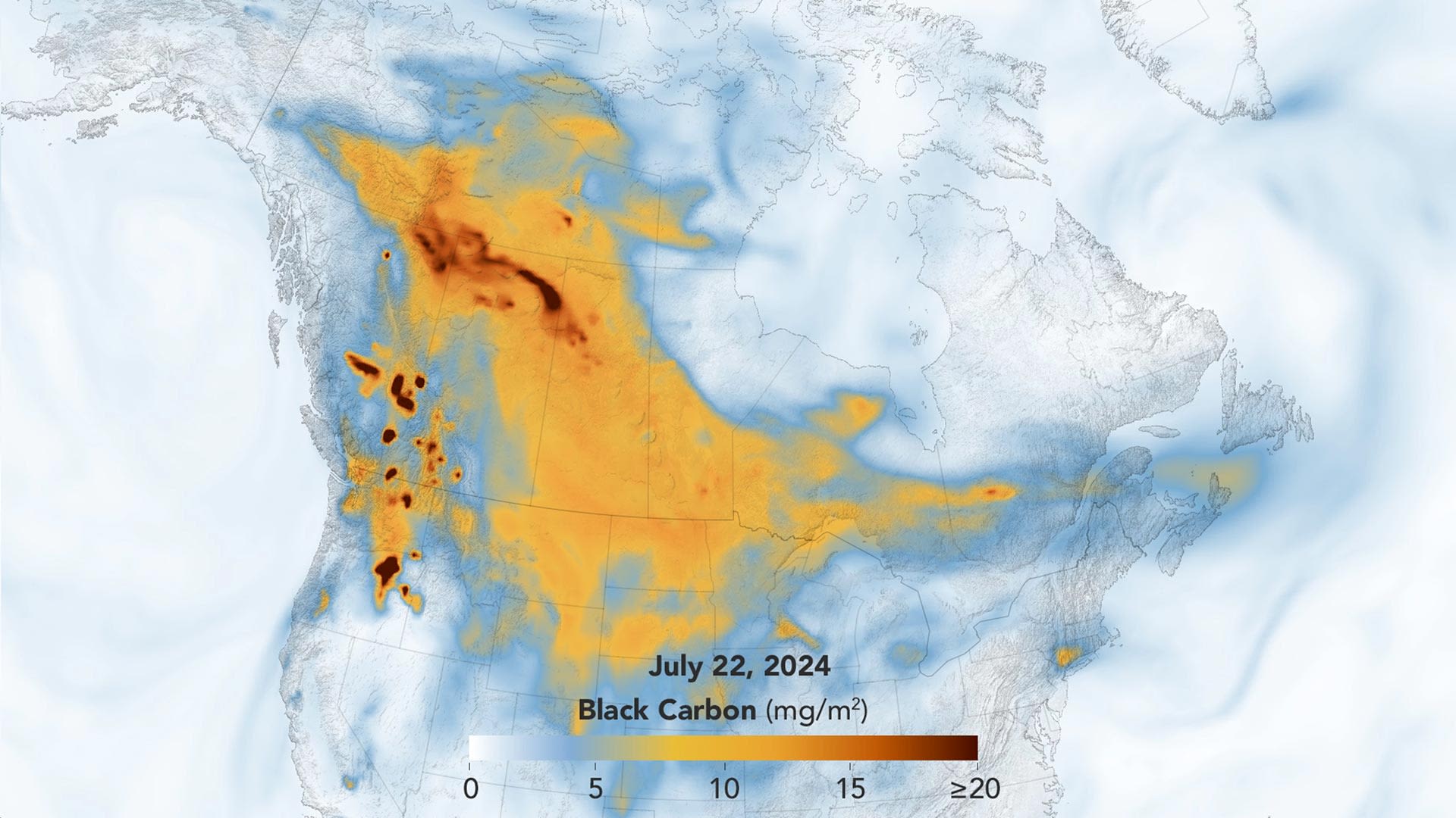 Smoke from Hundreds of Wildfires Darkens Skies Over Canada and the U.S.