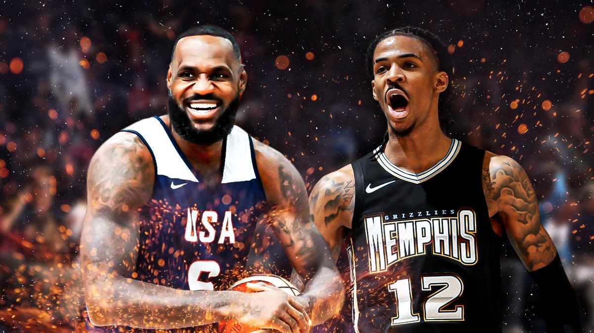 Ja Morant, NBA players react to LeBron James' USA takeover vs. Germany