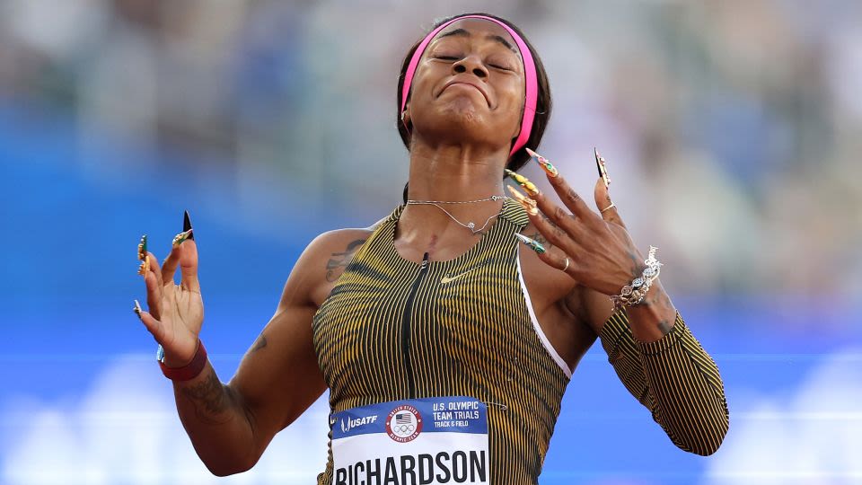 Sha’Carri Richardson wins 100-meter final to qualify for 2024 Paris Olympics