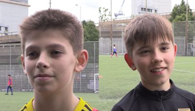 Ukrainian teenagers on refugee football programme share predictions for Euros