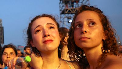 Emotional photos show Oct 7 survivors meeting up at Tel Aviv festival