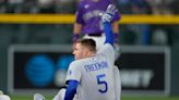 Freeman dispara jonrón; Dodgers dividen triunfos ante Rockies