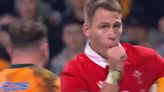 Liam Williams sends sweet message to wife with Wales try celebration