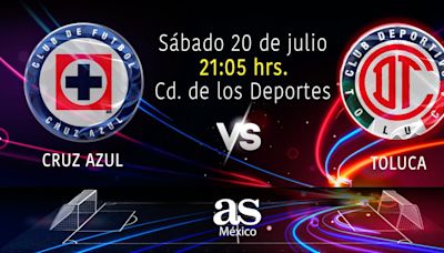 Cruz Azul vs Toluca en vivo: Liga MX, Apertura 2024 hoy en directo