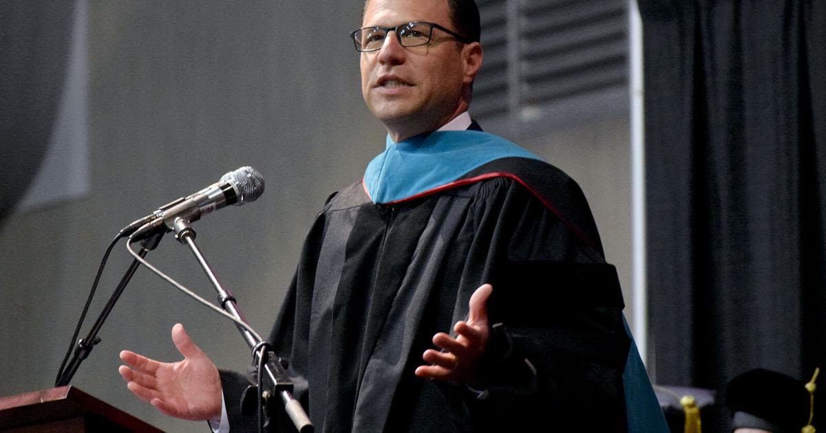 Gov. Josh Shapiro tells IUP graduates to 'take a walk'