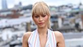 Zendaya Takes Outfit Inspo from Carrie Bradshaw for 'Challengers’ Promo — and Debuts Blonde Bangs