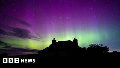 In pictures: Fiery sunsets and Northern Lights above Scotland