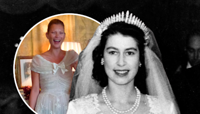 Queen Elizabeth's bridesmaid dress worn by Kate Moss hits auction block