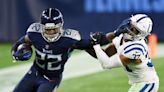 Tennessee Titans RB Derrick Henry is back to practicing stiff arms