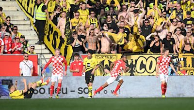 El Dortmund cae goleado ante el Mainz, que evita el descenso directo