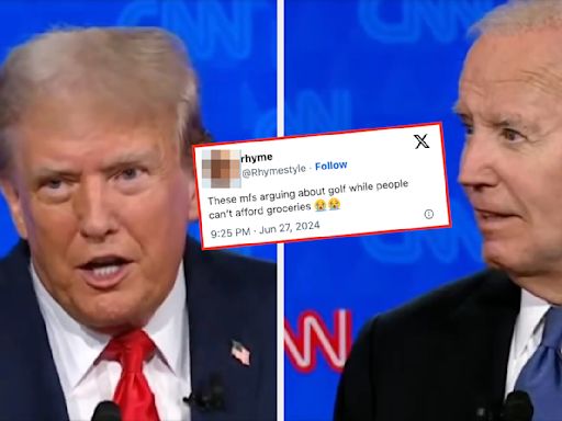 ... Golf Game": 18 Jokes About Joe Biden And Donald Trump Arguing Over Golf During The Presidential Debate