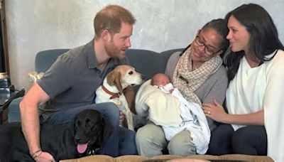 Meghan Markle's mum Doria Ragland is a doting grandmother in adorable photo with Prince Archie