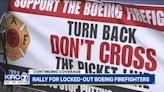 300 union workers join Boeing firefighter picket lines in Seattle
