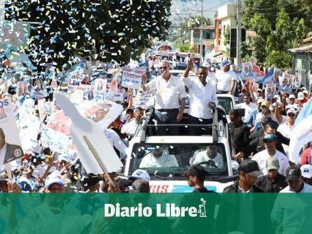 Abinader va a San Juan y encabeza marcha-caravana en apoyo a candidatos