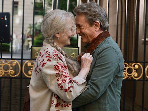 Meryl Streep and Martin Short Lovingly Gaze into Each Other's Eyes While Filming 'Only Murders in the Building'