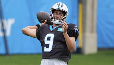 Bryce Young has uneven passing day at Carolina Panthers training camp