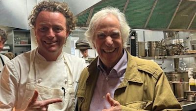 Edinburgh restaurant The Kitchin plays host to Hollywood legend Henry Winkler