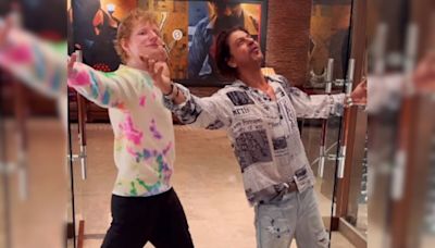 Ed Sheeran On Recreating Shah Rukh Khan's Iconic Pose: "Don't Think I Got It Quite Right"