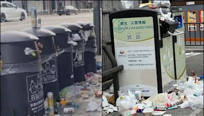 京都「過度觀光」逼瘋居民！街道垃圾桶爆出來 烏鴉爽吃再撒滿地