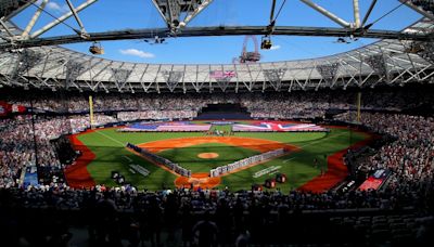 MLB London Series: Watch soccer pitch transform into baseball diamond in stunning time lapse video