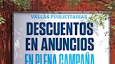 Hacen descuentos en vallas publicitarias en plena campaña electoral