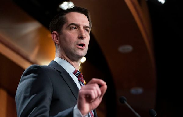 Sen. Tom Cotton wants Biden impeached for keeping weapons from Israel