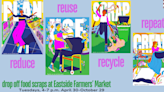 Food scraps recycling dropoff at Eastside Farmers Market