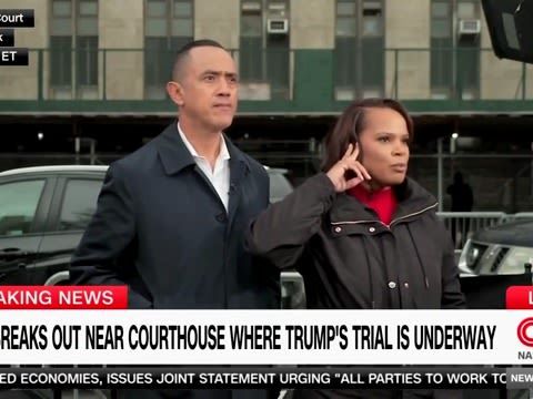 CNN's Laura Coates Draws High Praise for ‘Breathtaking’ Coverage of Trump Trial Fire