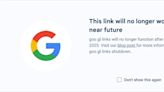 RIP to your Google shortened URLs, the service (and links) will soon expire