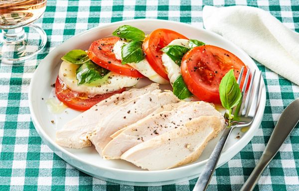 How to poach chicken breasts for moist, flavorful meat