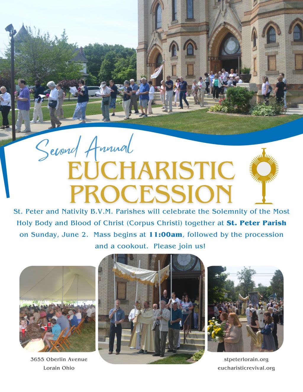 Two Lorain churches to hold joint Mass, Eucharistic procession June 2