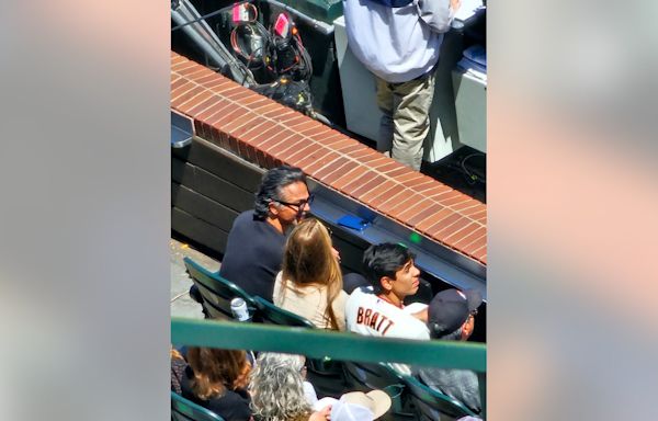 Actor Benjamin Bratt wows fans at San Francisco Giants game