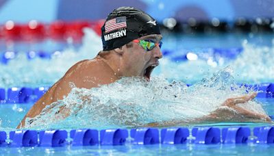 Pittsburgh-area's Josh Matheny to vie for Olympic medal after qualifying for 200-meter breaststroke final