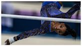 Simone Biles Botches Maneuver on Uneven Bars, Making '1st Big Mistake'