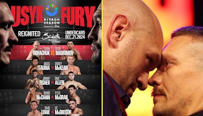 Oleksandr Usyk vs Tyson Fury II poster corrected as fans' concerns answered