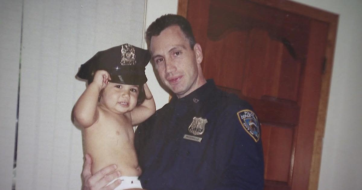 These recently promoted NYPD members are honoring their hero fathers. Both were shot in the line of duty.