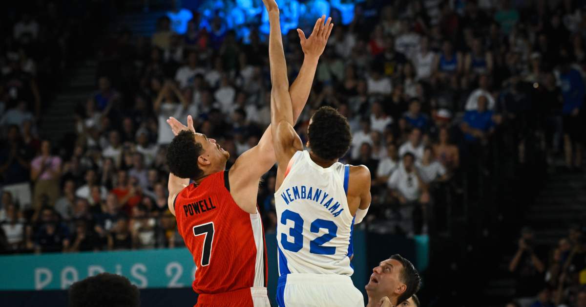 Mavs' Dwight Powell Sees Canada's Olympics Run End vs. Wemby and France