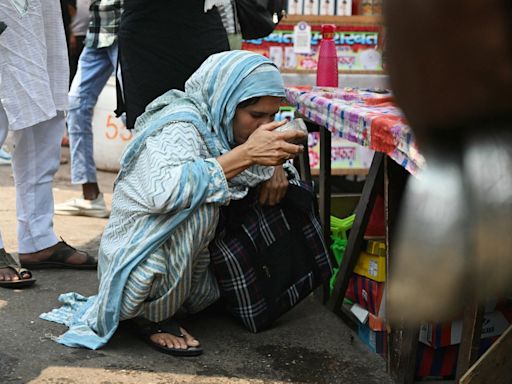 ‘Red alert’ in Delhi after temperature soars to 47C as heatwave grips India’s north