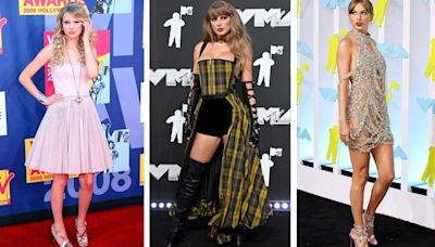 Sweet Sixteen: All of Taylor Swift’s MTV VMAs Red Carpet Outfits Through the Years