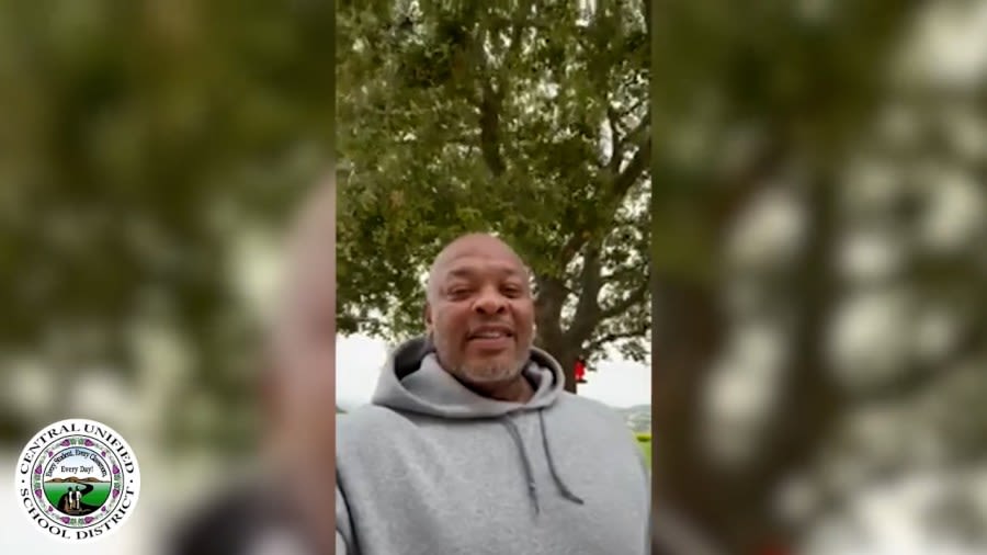 Dr. Dre gives shoutout to 2 students from a Fresno school