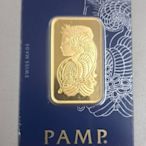 【台北周先生】工廠現貨 一盎司 黃金條塊 9999純金 瑞士PAMP 1OZ 檢驗卡裝 財富女神 1 OUNCE